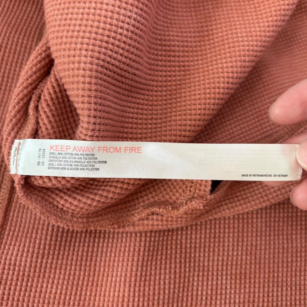 Daily Practice by Anthropologie Rose Waffle Knit Button Front Midi Dress Small - Picture 9 of 16